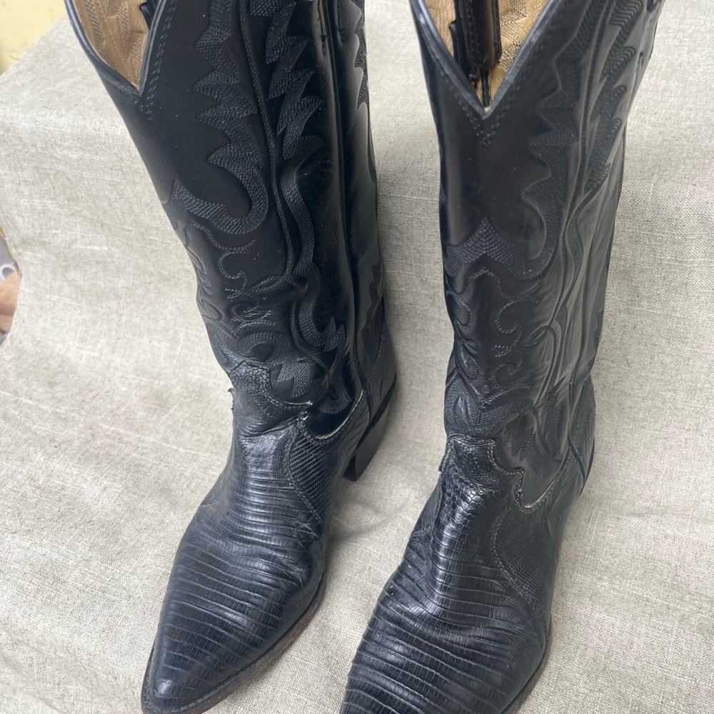 Justin Boots Black Women's Cowboy Boots